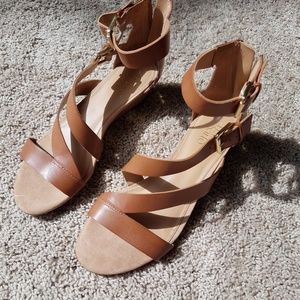 Franco Sarto Kitten Heel Sandals